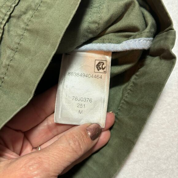 Tommy Hilfiger Women's Size Medium Cargo Snap Front and Zip Green Front Pockets - Picture 7 of 9